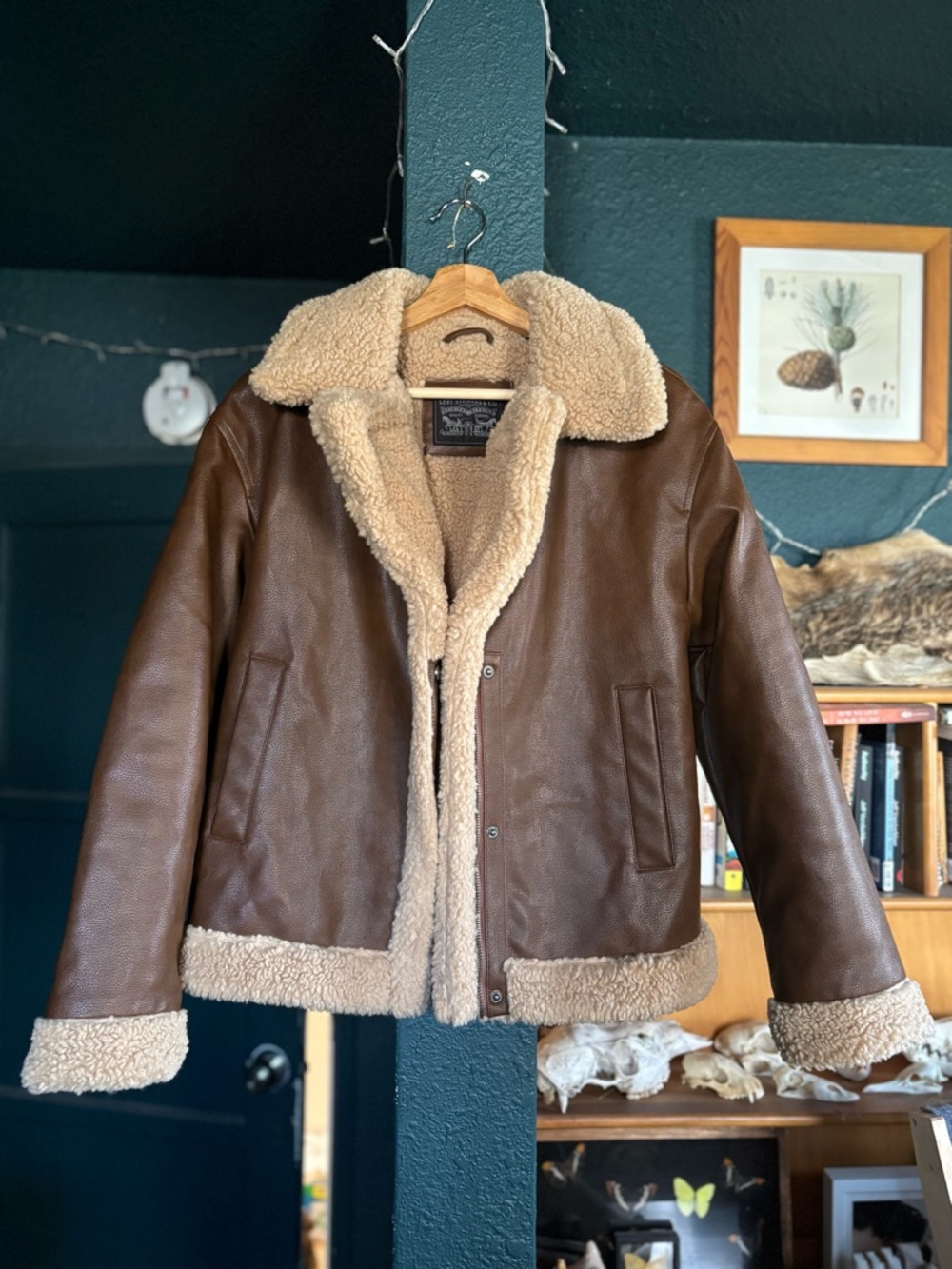 Levi's Brown Faux Leather Jacket